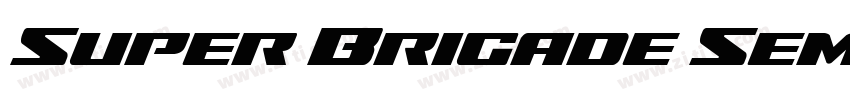 Super Brigade Semi E字体转换 Super Brigade Semi E字体转换